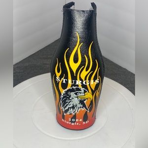 Sturgis 2004 Black & Orange Zip Bottle Wrap